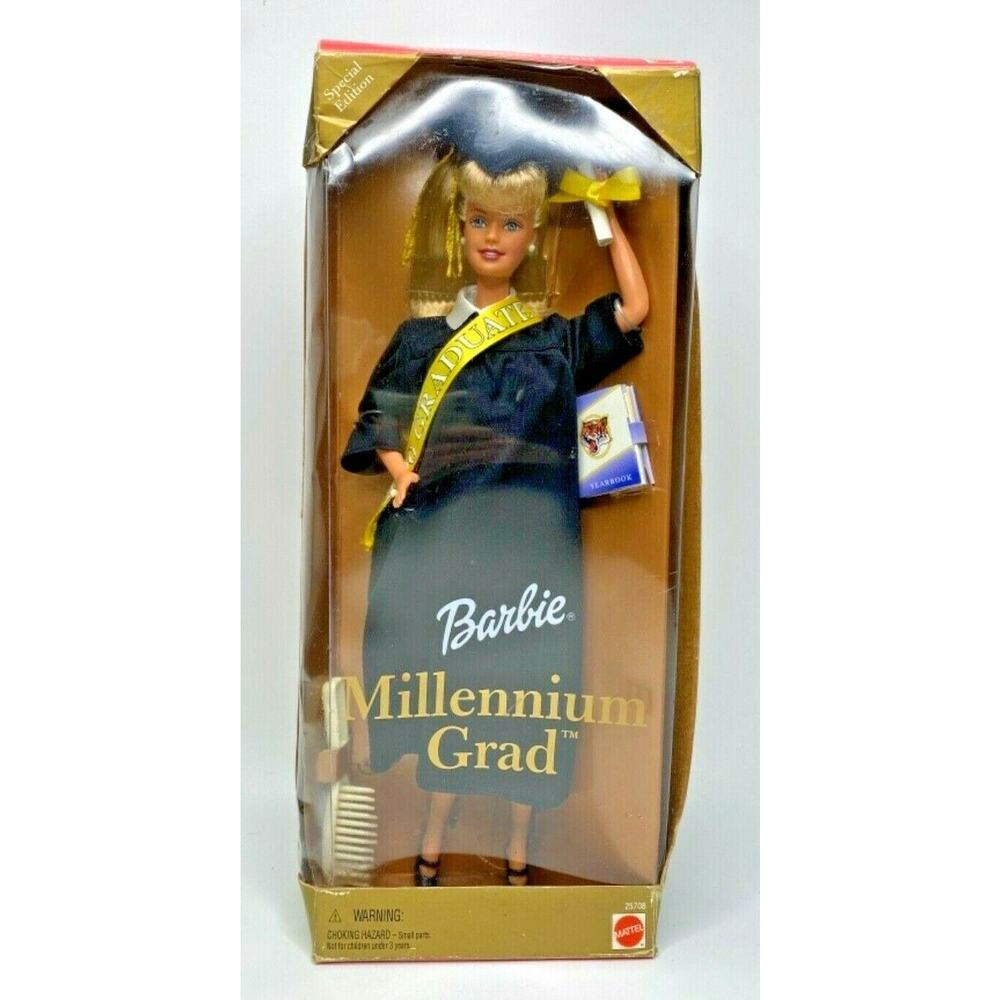 2000 Barbie "Millennium Grad" Doll NIB Blonde BD6